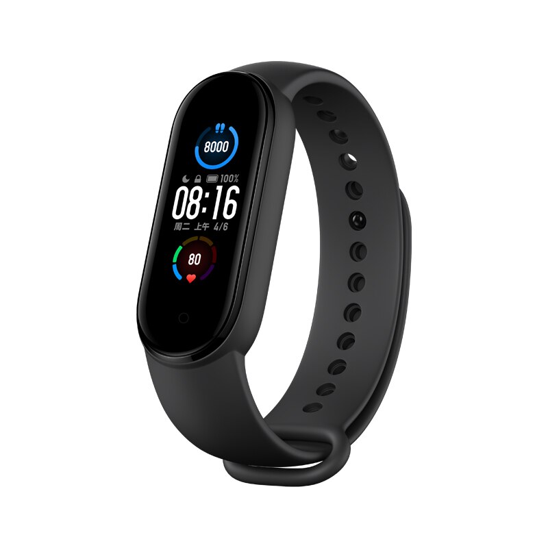 Xiaomi Mi Band 5 Smart Watch Band [Original] Black - Garansi TAM