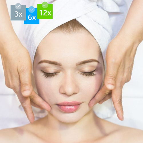 Facial Jerawat - Facial dengan menggunakan masker acne