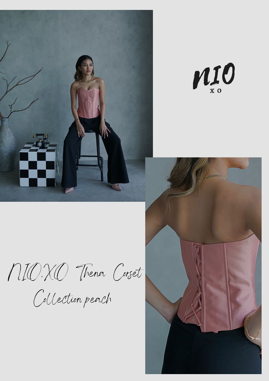 Thena Corset Collection Peach